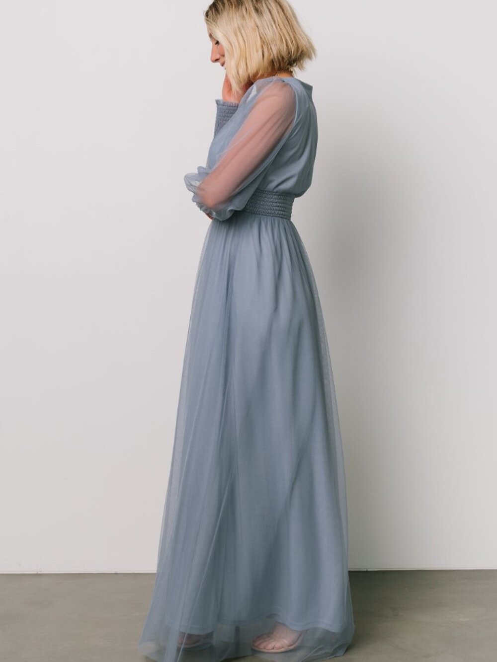 Baltic Born Dusty Blue Maxi Dress - Picture 5 of 5